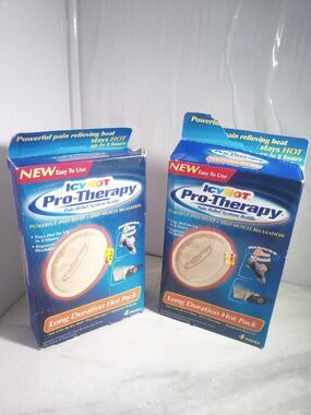 Discontin. Icy Hot Pro-Therapy Pain Relief System Hot Pack Refills Pack lot of 2